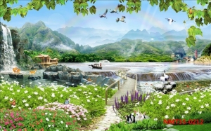 Tranh dán tường Hải Phòng rẻ đẹp